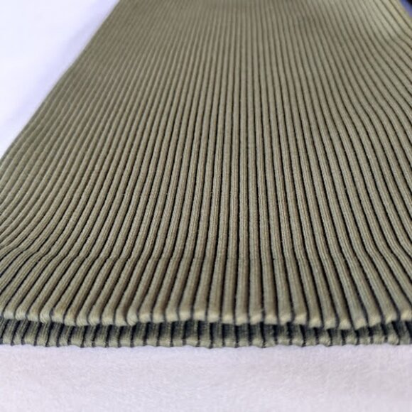 CALVIN KLEIN PERFORMANCE Ribbed Compression Bike Shorts Olive Green S - Picture 11 of 13